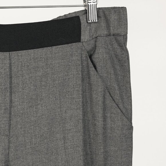 MM6 Maison Martin Margiela SS/15 Grey Wool-Blend Gabardine Tapered Trousers - Picture 5 of 10